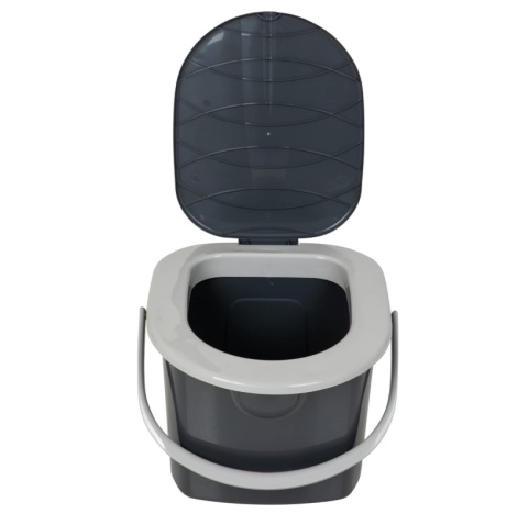 Toaleta Turystyczna BranQ 15,5L Antracyt – Przenośna, Ekologiczna (Z Recyklingu)