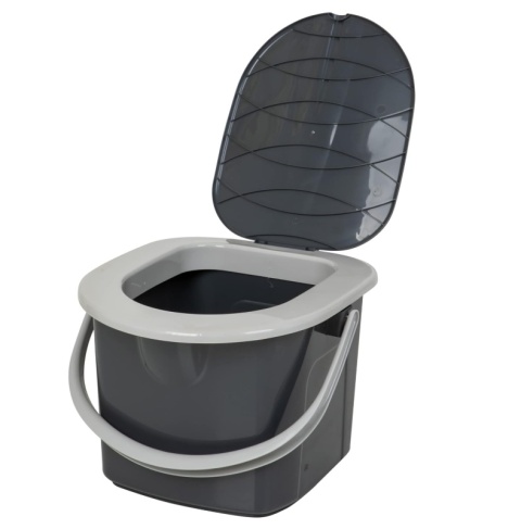 Toaleta Turystyczna BranQ 15,5L Antracyt – Przenośna, Ekologiczna (Z Recyklingu)