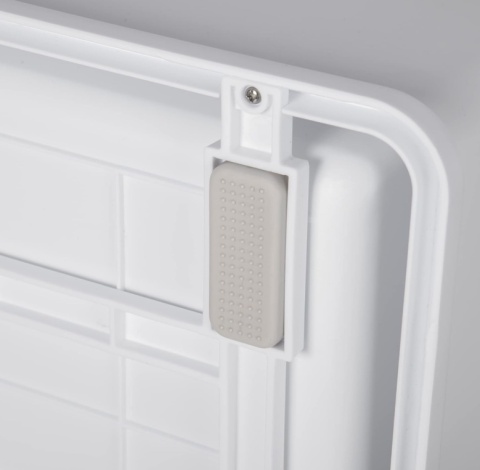 Kuweta Kryta PawHut z Szufladą i Wejściem Górnym – Zielono-Biała, Składana