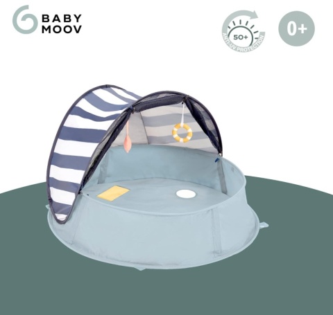 Namiot Plażowy i Basen 3w1 Babymoov Aquani Marrose – Filtr UV 50+, Moskitiera