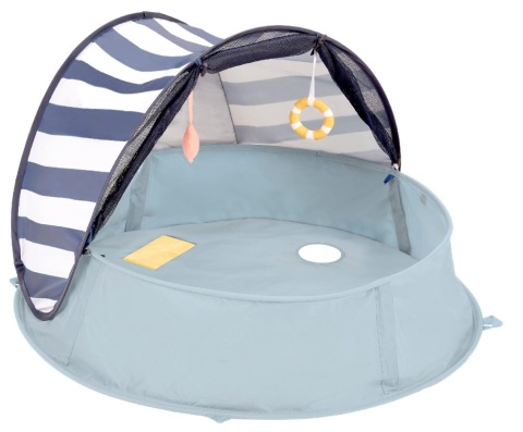 Namiot Plażowy i Basen 3w1 Babymoov Aquani Marrose – Filtr UV 50+, Moskitiera