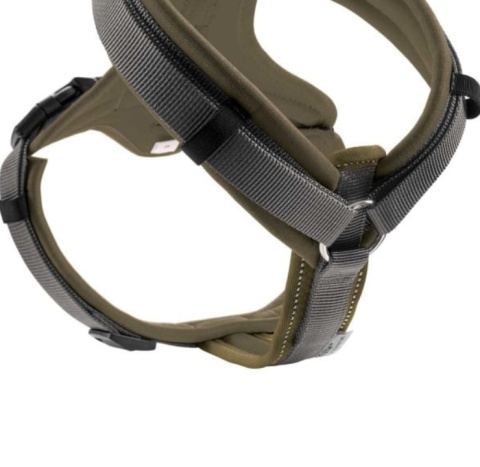 Szelki dla Psa HUNTER Maldon S-M – Oliwkowe, Komfortowe typu Guard