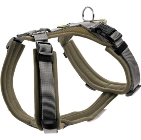 Szelki dla Psa HUNTER Maldon S-M – Oliwkowe, Komfortowe typu Guard