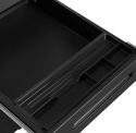 Kontener na Kółkach WOLTU Metalowy Czarny – Zamykany, 3 Szuflady, Gotowy do Użycia