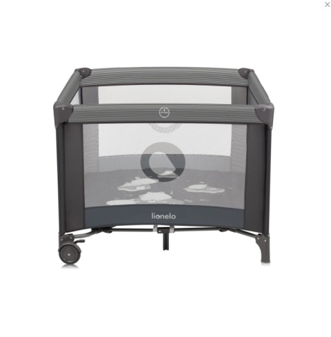 Lionelo Bonnie Grey Scandi – Kojec Dziecięcy 3w1 z Materacem T25 i Bocznym Wejściem