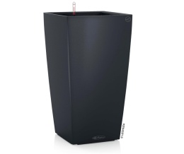 Donica Samonawadniająca LECHUZA Cubico Color 30 – Łupkowy Szary, Słupek