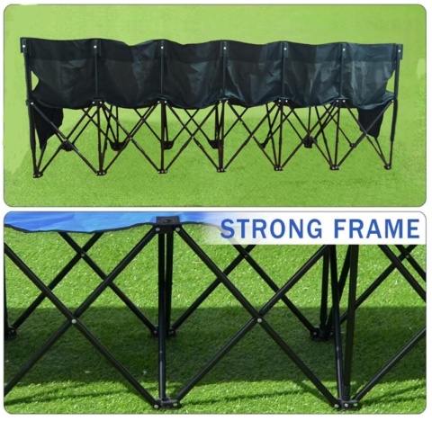 Ławka Składana 6-Oobowa WEIDPHL – Przenośna, Wodoodporna, Do Sportu i Kempingu