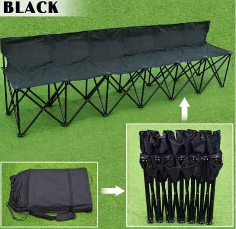 Ławka Składana 6-Oobowa WEIDPHL – Przenośna, Wodoodporna, Do Sportu i Kempingu