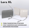 Barierka do Łóżka LIONELO Lora XL 150 cm – Regulacja 180°, Blokada StandSafe, Beż