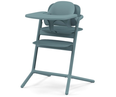 Krzesełko Cybex Gold LEMO 3w1 Rosnące – Stone Blue, Zestaw Niemowlęcy + Tacka