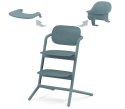 Krzesełko Cybex Gold LEMO 3w1 Rosnące – Stone Blue, Zestaw Niemowlęcy + Tacka