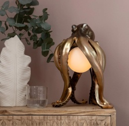Lampa Stołowa Octopus 26x34 cm – Złota, Styl Glamour/Awangardowy