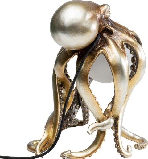 Lampa Stołowa Octopus 26x34 cm – Złota, Styl Glamour/Awangardowy