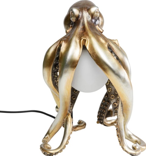 Lampa Stołowa Octopus 26x34 cm – Złota, Styl Glamour/Awangardowy