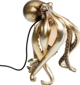 Lampa Stołowa Octopus 26x34 cm – Złota, Styl Glamour/Awangardowy