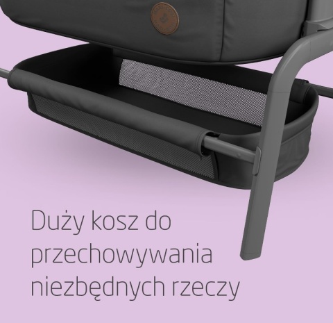 Łóżeczko Dostawne Maxi-Cosi Iora 2w1 – Essential Graphite, Torba Podróżna w Zestawie
