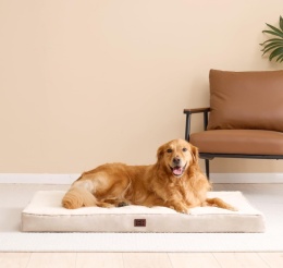 Dwustronny Materac Ortopedyczny EHEYCIGA – 89x58 cm, Kolor Karmelowy