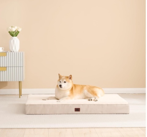 Dwustronny Materac Ortopedyczny EHEYCIGA – 89x58 cm, Kolor Karmelowy