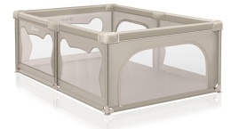 Duży Kojec dla Dzieci Lionelo Willow – 180x120 cm, Stabilny, Torba w Zestawie