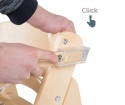 Drewniane Krzesełko do Karmienia Roba Sit Up Click & Fun – Rosnące z Dzieckiem, Naturalne