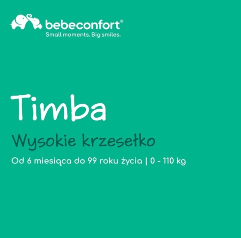 Drewniane Krzesełko do Karmienia Bebeconfort Timba – 6 m-cy do 99 lat, do 110 kg