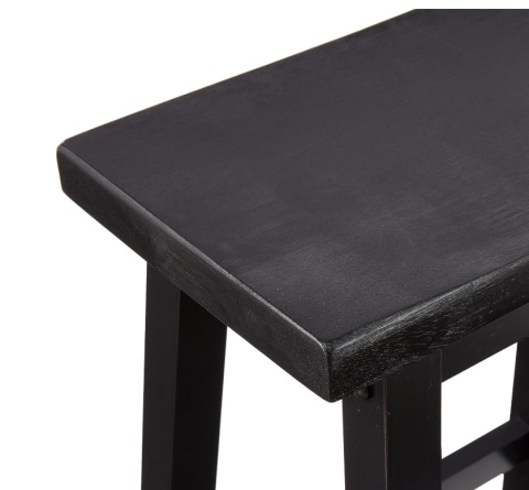 Zestaw 2 Hokerów Barowych Amazon Basics 74cm Czarny