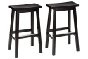 Zestaw 2 Hokerów Barowych Amazon Basics 74cm Czarny