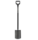Szpadel Ergonomiczny Fiskars – Zaokrąglony, Stal Borowa, Powłoka SoftGrip