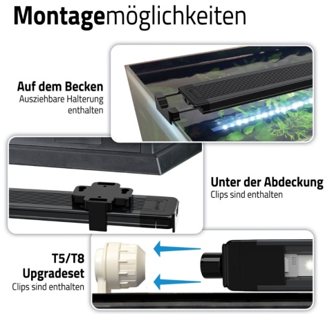 Belka LED Fluval Aquasky 3.0 21W – Oświetlenie RGB Bluetooth/Wi-Fi, 75-106 cm