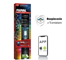 Belka LED Fluval Aquasky 3.0 21W – Oświetlenie RGB Bluetooth/Wi-Fi, 75-106 cm