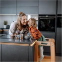 Wieża edukacyjna Montessori dla dzieci hauck Learn N Explore z drewna bukowego