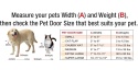 Aluminiowe Drzwi Tarasowe dla Psa/Kota Ideal Pet Products – Rozmiar M
