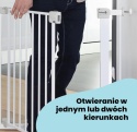 Bramka Bezpieczeństwa Safety 1st Easy Close Metal – 73-80 cm, Biała