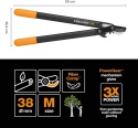 Fiskars PowerGear Sekator nożycowy L74 do gałęzi Ø 3,8 cm
