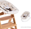 Hauck Alpha Bouncer 2w1 Newborn Set – bujaczek i siedzisko dla niemowląt od urodzenia, kompatybilny z krzesełkiem Alpha+