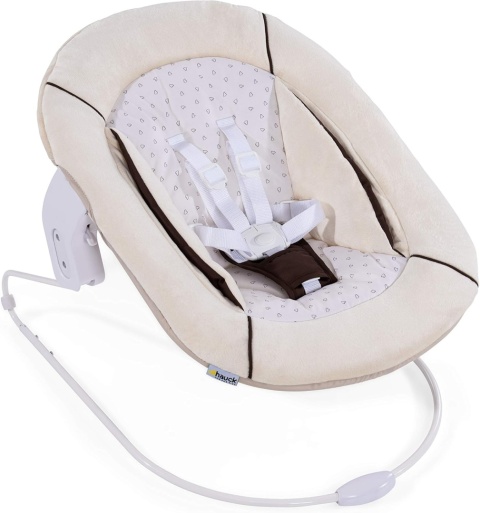 Hauck Alpha Bouncer 2w1 Newborn Set – bujaczek i siedzisko dla niemowląt od urodzenia, kompatybilny z krzesełkiem Alpha+