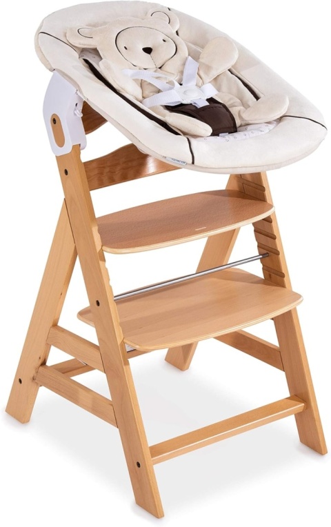Hauck Alpha Bouncer 2w1 Newborn Set – bujaczek i siedzisko dla niemowląt od urodzenia, kompatybilny z krzesełkiem Alpha+