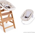 Hauck Alpha Bouncer 2w1 Newborn Set – bujaczek i siedzisko dla niemowląt od urodzenia, kompatybilny z krzesełkiem Alpha+