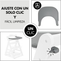 Hauck Alpha Click Tray – taca na zacisk do krzesełka Alpha+ i Beta+, szybki montaż bez narzędzi, szara