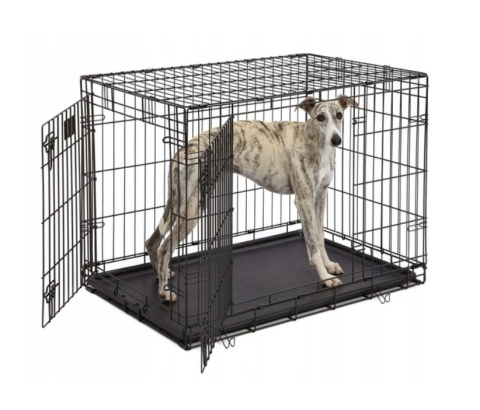 Klatka Metalowa MidWest Life Stages – 93 x 59 x 64 cm, Dwudrzwiowa
