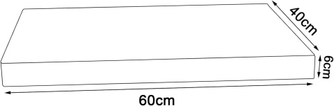 Lionto mata ortopedyczna dla psa z pianką memory 60×40 cm – legowisko pikowane, zdejmowany pokrowiec, antypoślizgowe, szare