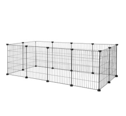 Metalowy Wybieg Modułowy lionto dla Gryzoni – 144 x 74 x 46 cm, Antykorozyjny
