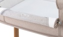 MoMi SMART BED – Łóżeczko Dostawne 4w1 z Materacem i Moskitierą, Beżowe