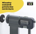 Bramka Bezpieczeństwa Safety 1st Easy Close Metal – 73-80 cm, Czarna