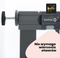 Bramka Bezpieczeństwa Safety 1st Easy Close Metal – 73-80 cm, Czarna