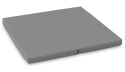 Kwadratowy Materac Hauck Sleeper – 90 x 90 cm, Szary, Składany