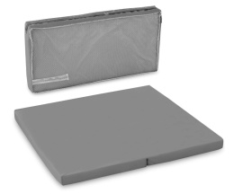 Kwadratowy Materac Hauck Sleeper – 90 x 90 cm, Szary, Składany