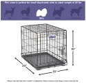 Klatka Metalowa MidWest iCrate 1524 – 62 x 44 x 49 cm, Jednodrzwiowa