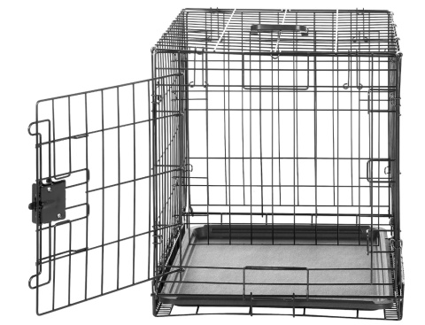 Klatka Metalowa Amazon Basics – 45 x 30 x 36 cm, Jednodrzwiowa
