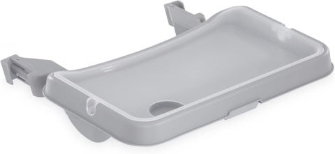 Hauck Alpha Tray 3w1 – regulowany stolik z wyjmowaną tacą do krzesełek Alpha+ i Beta+, szary